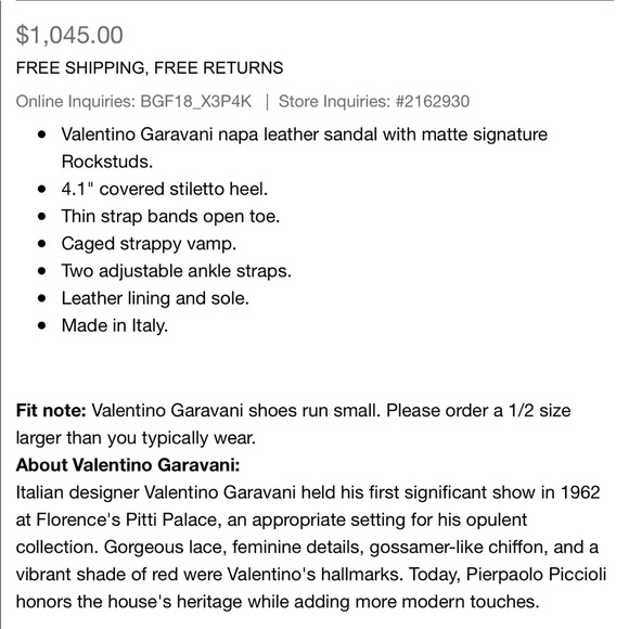 Valentino Garavani Rockstud Leather Sandals - Picture 4 of 8